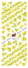 画像1: ウォーターネイルシール レモン DS-214 ※パッケージなし［メール便OK］ (1)