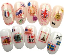 画像2: 極薄ネイルシール ワールドシリーズ ヨーロッパ K051［メール便OK］ (2)