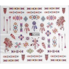 画像1: ウォーターネイルシール ネイティブ A1458［メール便OK］ (1)