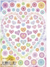 画像1: 40％オフ!! 在庫限り 写ネイルPro ロマンチックレース モチーフ カラフル RLM-005［メール便OK］ (1)