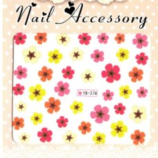 画像1: ウォーターネイルシール 押し花 YB-278［メール便OK］ (1)