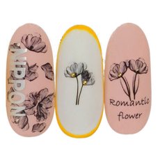 画像2: ウォーターネイルシール ロマンティックフラワー YZW-3054［メール便OK］ (2)