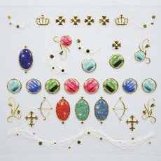 画像2: ビー・エヌ ストーン調シール ストーンジュエリー SCT-3 ※パッケージなし［メール便OK］ (2)