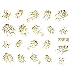 画像1: ウォーターネイルシール スパイダー C001［メール便OK］ (1)