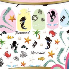 画像1: ビー・エヌ ファンシーシール マーメイド FCN-3 ※パッケージなし［メール便OK］ (1)