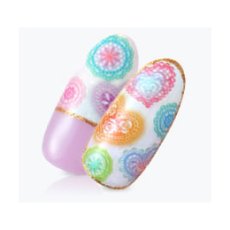 画像2: 40％オフ!! 在庫限り 写ネイルPro ロマンチックレース モチーフ カラフル RLM-005［メール便OK］ (2)