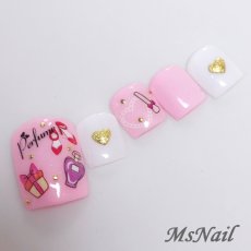 画像2: ネイルシール POP ガーリーパフューム E166［メール便OK］ (2)