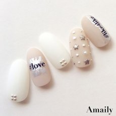 画像4: ネイルシール ハッシュタグ Gold/Black DTL［メール便OK］ (4)