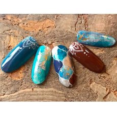 画像4: 在庫限り TSUMEKIRA 天白麻耶プロデュース モロッカンタイル ターコイズ SG-MAY-202［メール便OK］ (4)