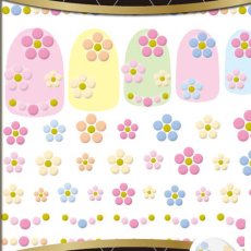 画像1: ビー・エヌ ストーン調シール ジュエリーフラワー SCT-9 ※パッケージなし［メール便OK］ (1)