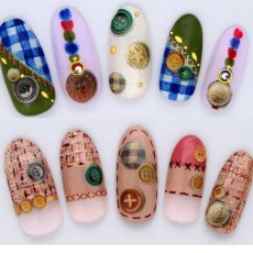 画像2: 80％オフ!! 在庫限り TSUMEKIRA ボタン アンティーク NN-BTN-101［メール便OK］ (2)