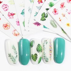 画像2: ウォーターネイルシール グリーンリーフ STZ-824［メール便OK］ (2)