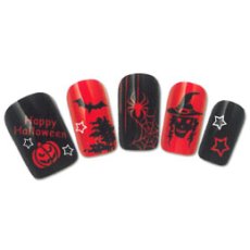 画像2: ウォーターネイルシール ハロウィン スパイダー K187［メール便OK］ (2)