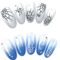 画像2: ウォーターネイルシール スパイダー C001［メール便OK］ (2)