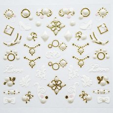 画像1: ビー・エヌ ジュエリーラバーネイルシール エレガントパール JRS-2 ※パッケージなし［メール便OK］ (1)