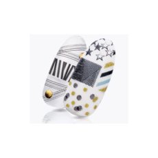 画像2: ウォーターネイルシール ミックスマッチ モノクロ DS-275 ※パッケージなし［メール便OK］ (2)