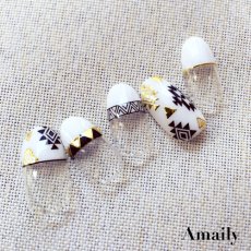 画像2: ネイルシール ネイティブ アロー Silver DTL-96［メール便OK］ (2)