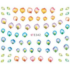 画像2: ネイルシール ブルーペタル E342［メール便OK］ (2)