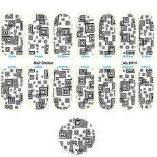 画像4: 在庫限り 貼るだけ簡単♪シースルーネイルラップ 全３種［メール便OK］ (4)