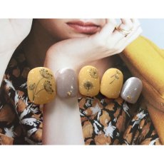 画像6: ネイルシール フラワー モノトーン E401［メール便OK］ (6)