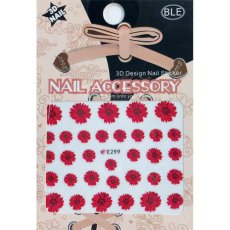 画像6: 在庫限り ネイルシール フワラー 押し花 E294?301［メール便OK］ (6)