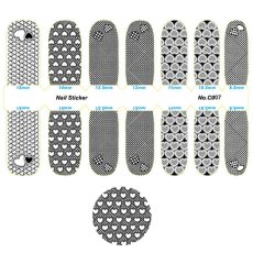 画像3: 在庫限り 貼るだけ簡単♪シースルーネイルラップ 全３種［メール便OK］ (3)