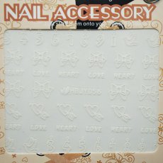 画像4: ネイルシール POP バースデー ゴシック HBJY056［メール便OK］ (4)