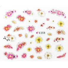 画像2: ネイルシール フラワー マーガレット E358［メール便OK］ (2)