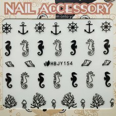 画像4: ネイルシール タツノオトシゴ HBJY154［メール便OK］ (4)