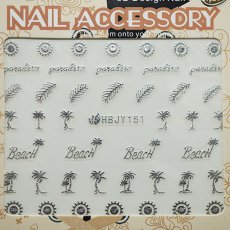 画像3: ネイルシール ネイティブ ビーチ HBJY151［メール便OK］ (3)