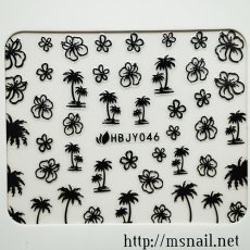 画像3: ネイルシール リゾート HBJY046［メール便OK］ (3)