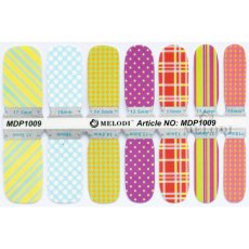 画像2: 在庫限り 貼るだけ簡単♪ネイルラップ 全５種 MDP［メール便OK］ (2)