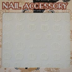 画像3: ネイルシール フレーム シェル HBJY041［メール便OK］ (3)