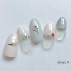 画像3: ネイルシール フラワー ロマンティック E350［メール便OK］ (3)