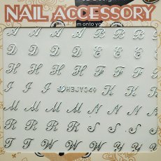 画像2: ネイルシール POP アルファベット HBJY049［メール便OK］ (2)