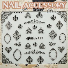 画像4: ネイルシール ロココ オリエンタル HBJY177［メール便OK］ (4)