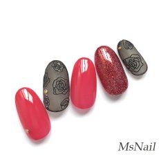 画像5: ネイルシール ローズ HBJY037［メール便OK］ (5)