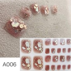 画像2: 貼るだけ簡単♪フルサイズフットシール 全７種［メール便OK］ (2)