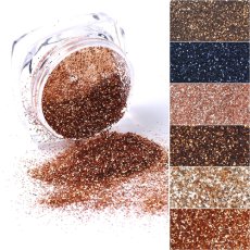 画像2: グリッター6色セット ニュアンスカラー 各1g入［メール便OK］ (2)