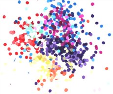 画像2: パステル六角ホログラム1mm お得な12色セット RNAG-46［メール便OK］ (2)