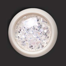 画像2: MIXホログラム オーロラホワイト ケース入 GH01 ［メール便OK］ (2)