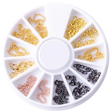 画像1: ネイルジュエリー チェーンセット［メール便OK］ (1)