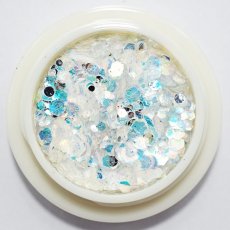 画像3: MIXホログラム オーロラホワイト ケース入 GH01 ［メール便OK］ (3)