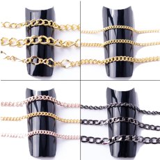 画像2: ネイルジュエリー チェーンセット［メール便OK］ (2)