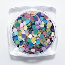 画像1: パステルホロMIX 2mm 丸 ケース入 ［メール便OK］ (1)