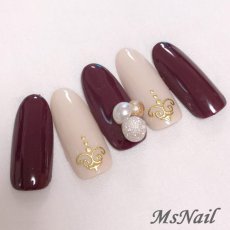 画像2: ネイルシール ロココ アラベスク シルバー TY010［メール便OK］ (2)