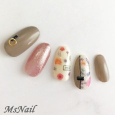 画像4: メタルスタッズ レクタングル 2x4mm ブラック/グレイッシュホワイト 約100P［メール便OK］ (4)