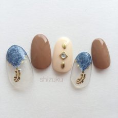 画像5: ネイルシール 雪の結晶 フェザー TY093［メール便OK］ (5)