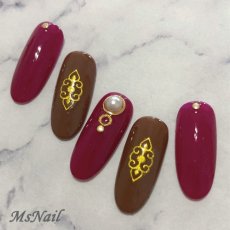 画像2: ネイルシール ロココ アラベスク TY020［メール便OK］ (2)