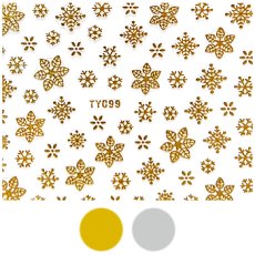 画像1: ネイルシール 雪の結晶 TY099［メール便OK］ (1)